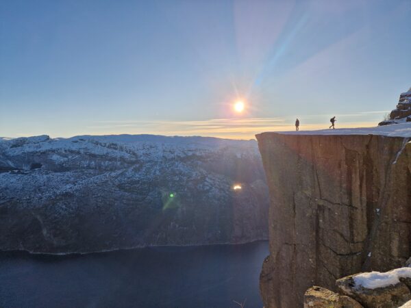 Preikestolen in Wintertime